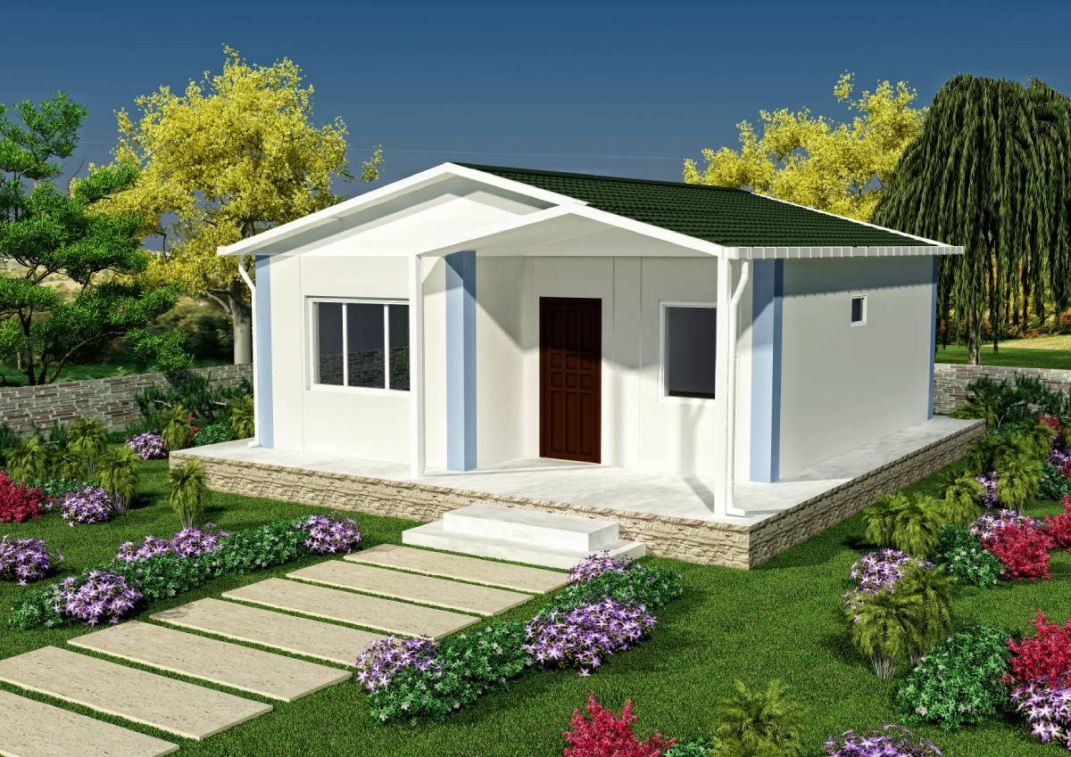 53 m2 Prefabrik Tek Katlı Konut